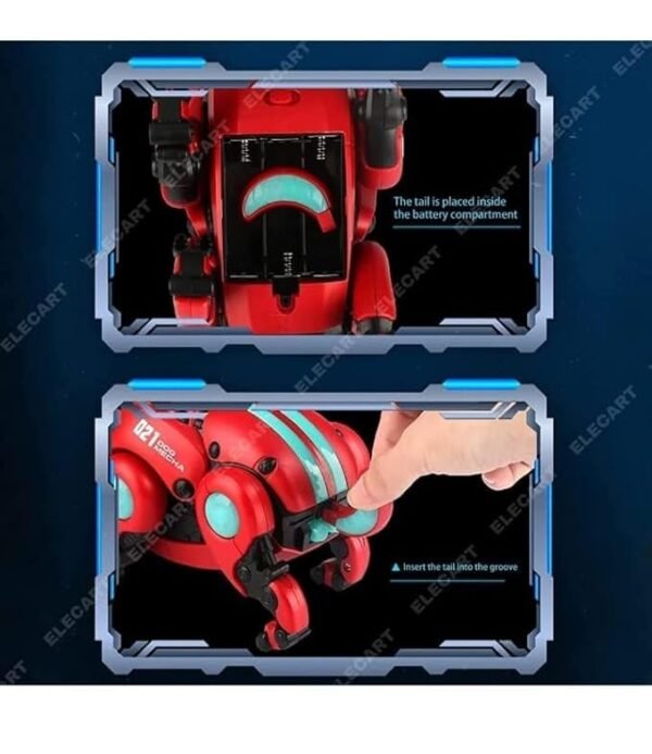 EUPHORIA Quick Smart Robot Dog & Bulldog Toy for Kids – Battery-Operated with Fun Lights | Interactive Play Companion for Boys & Girls - Image 3