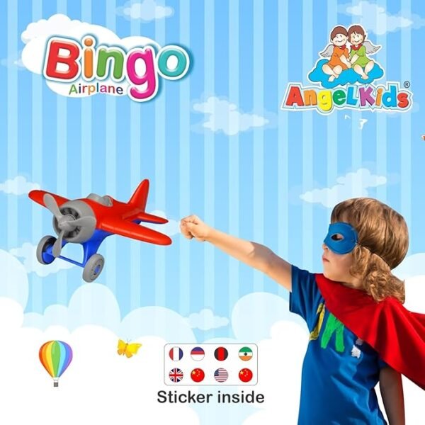 Kids First Step Propeller Airplane Toy – Safe & Non-Toxic Flying Vehicle Model for Kids | Fun & Imaginative Playtime for Little Pilots - Image 2