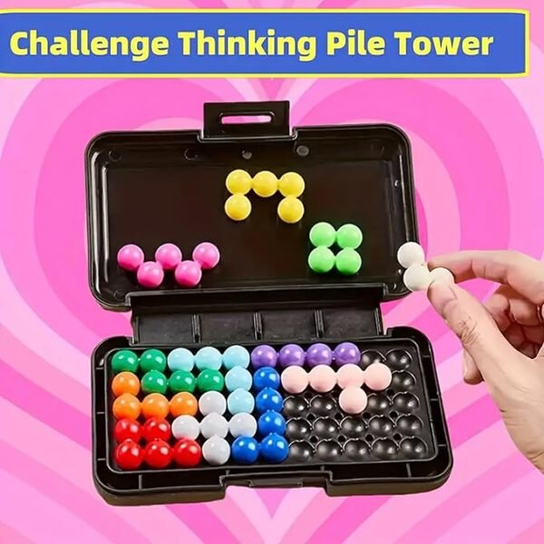Kidology IQ Puzzle Brain Teaser – Fun & Portable 3D Logic Game for Kids | Educational Travel Activity to Boost Thinking Skills & Problem-Solving Abilities - Image 4