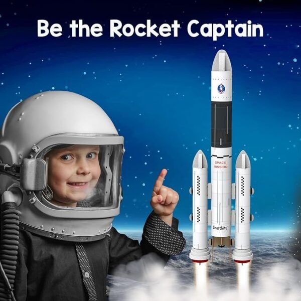 Smartivity DIY Rocket Launcher Kit – Build & Launch Your Own Rocket | Fun STEM Science Toy for Kids Ages 6 to 12 | Perfect Birthday Gift for Boys & Girls Who Love to Explore - Image 4
