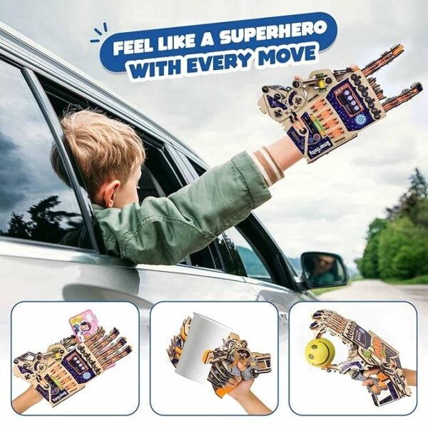 Smartivity DIY Robotic Mechanical Hand – Award-Winning STEM Toy for Kids Ages 8 to 14 | 2024 Parents’ Choice Winner | Fun & Educational Birthday Gift for Curious Boys & Girls - Image 2