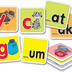 Creative's Match & Make Words – Fun Vocabulary & Word-Building Game for Kids Ages 4+ | Helps with Letter Recognition, Spelling & Early Reading | Perfect for Preschool Learning