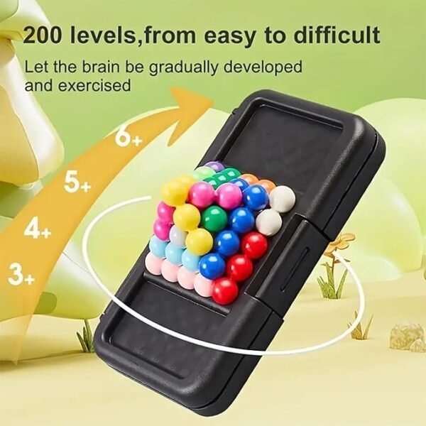 Kidology IQ Puzzle Brain Teaser – Fun & Portable 3D Logic Game for Kids | Educational Travel Activity to Boost Thinking Skills & Problem-Solving Abilities - Image 3