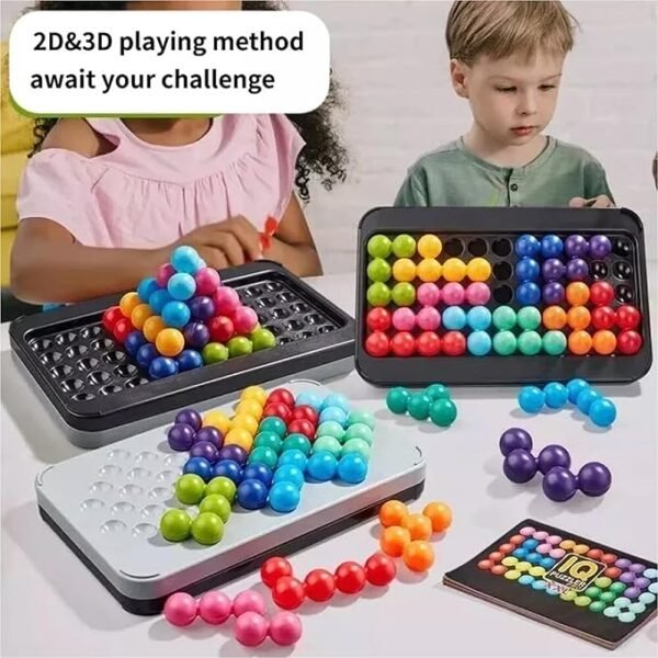 Kidology IQ Puzzle Brain Teaser – Fun & Portable 3D Logic Game for Kids | Educational Travel Activity to Boost Thinking Skills & Problem-Solving Abilities - Image 2