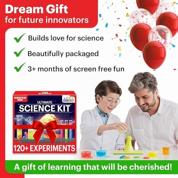 Einstein Box Ultimate Science Kit – Fun & Educational STEM Toy for Curious Kids Ages 8 to 14 | Perfect Birthday Gift for Boys & Girls Who Love Science and Discovery! - Image 3
