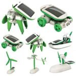 kiti kits 6 in 1 solar educational kit (scientific learning kit) learn a solar power for a child (hccd enterprsie) (green)- Multi color