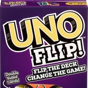 UNO Kid Mattel Games Uno Flip Side Card Game, Multi Color