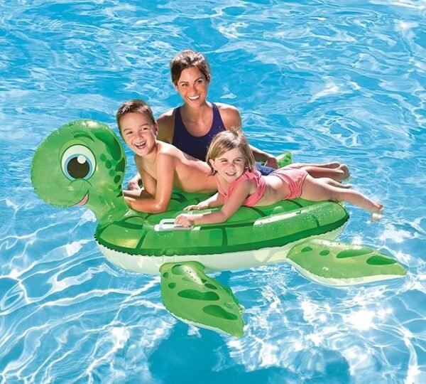 H2OGO! Turtle Ride On Inflatable Pool Float - Image 2