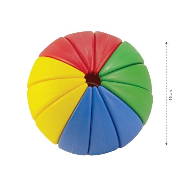Funskool Giggles - Activity Ball, Crawling baby toy, Baby ball, Learning Activity Toy, Multicolour, 12 Months & Above, Infant And Preschool Toys - Image 2