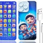 Amitasha Educational Phone Toy for 2-12 Years Kids Rechargeable 24 Modes Talking Baby Smart Phone Mobile Toy for Boys Girls Christmas Gift Birthday Surprise
