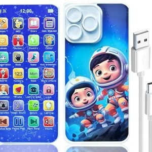 Amitasha Educational Phone Toy for 2-12 Years Kids Rechargeable 24 Modes Talking Baby Smart Phone Mobile Toy for Boys Girls Christmas Gift Birthday Surprise