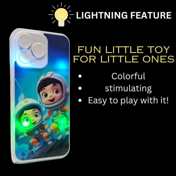 Amitasha Educational Phone Toy for 2-12 Years Kids Rechargeable 24 Modes Talking Baby Smart Phone Mobile Toy for Boys Girls Christmas Gift Birthday Surprise - Image 7