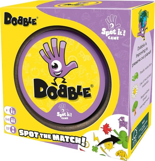 Asmodee Kid's Dobble, Visual Perception Card Game (Multicolour, Ages 6 and Above, 2 to8 Players) - Image 2
