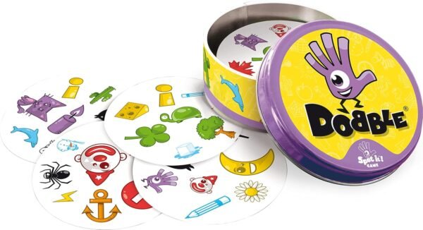 Asmodee Kid's Dobble, Visual Perception Card Game (Multicolour, Ages 6 and Above, 2 to8 Players) - Image 4