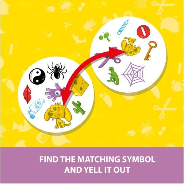 Asmodee Kid's Dobble, Visual Perception Card Game (Multicolour, Ages 6 and Above, 2 to8 Players) - Image 6
