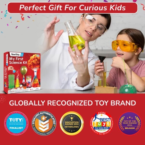 Smartivity My First Science Experiment Kit for Kids 6-8-10-12-14 Years I 50+ Amazing Science Experiments | Birthday Gift for Boys & Girls | Educational Toy for Kids 6,7,8,9,10,11,12,13,14 Years Old - Image 7