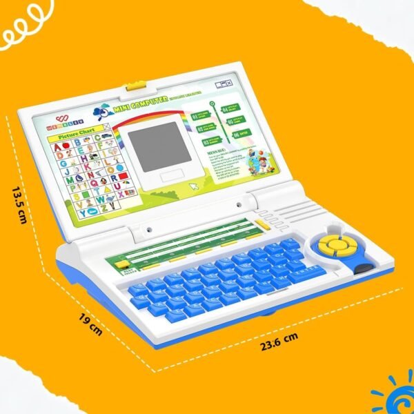 Wembley Educational Kids Laptop for 2-5 Years Boys Girls Computer Toys for 3 Years Fun Activity Learning - Image 2
